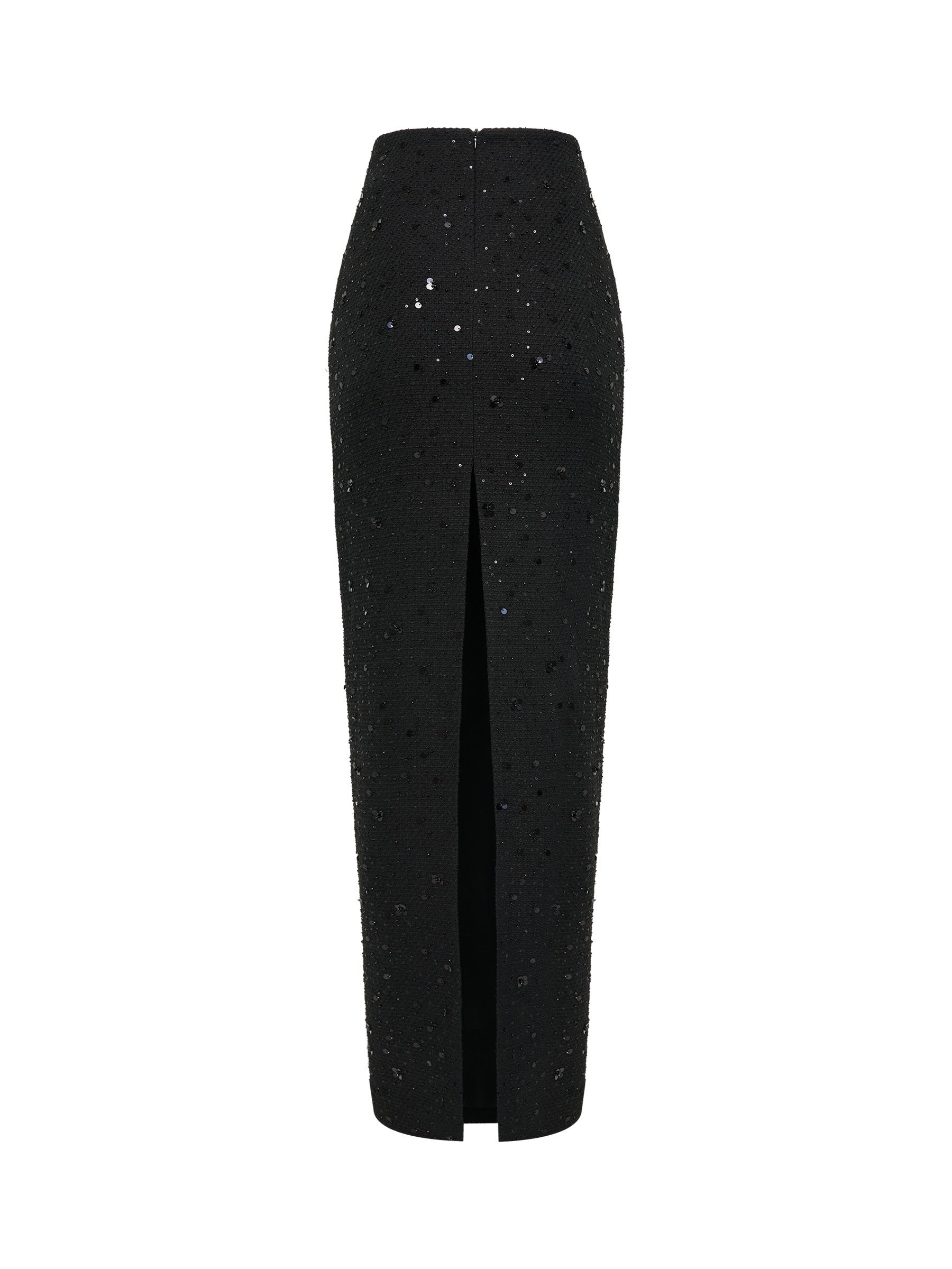 Black Tweed Sequin Suit