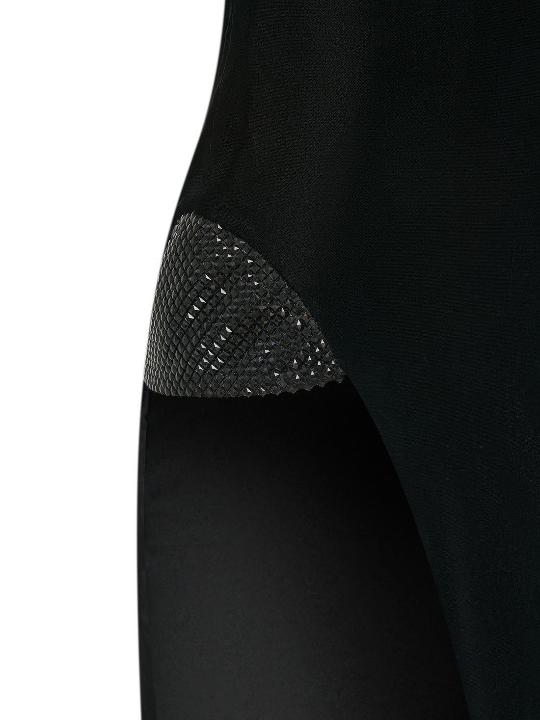 Black Evening Dress with Crystals
