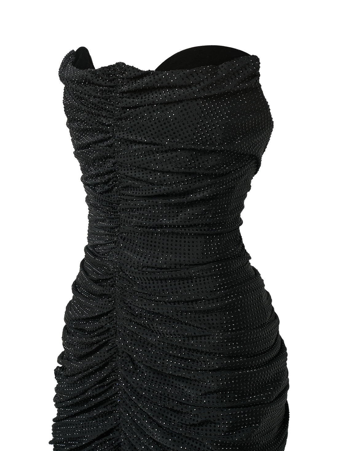 Fully crystal-embellished gown