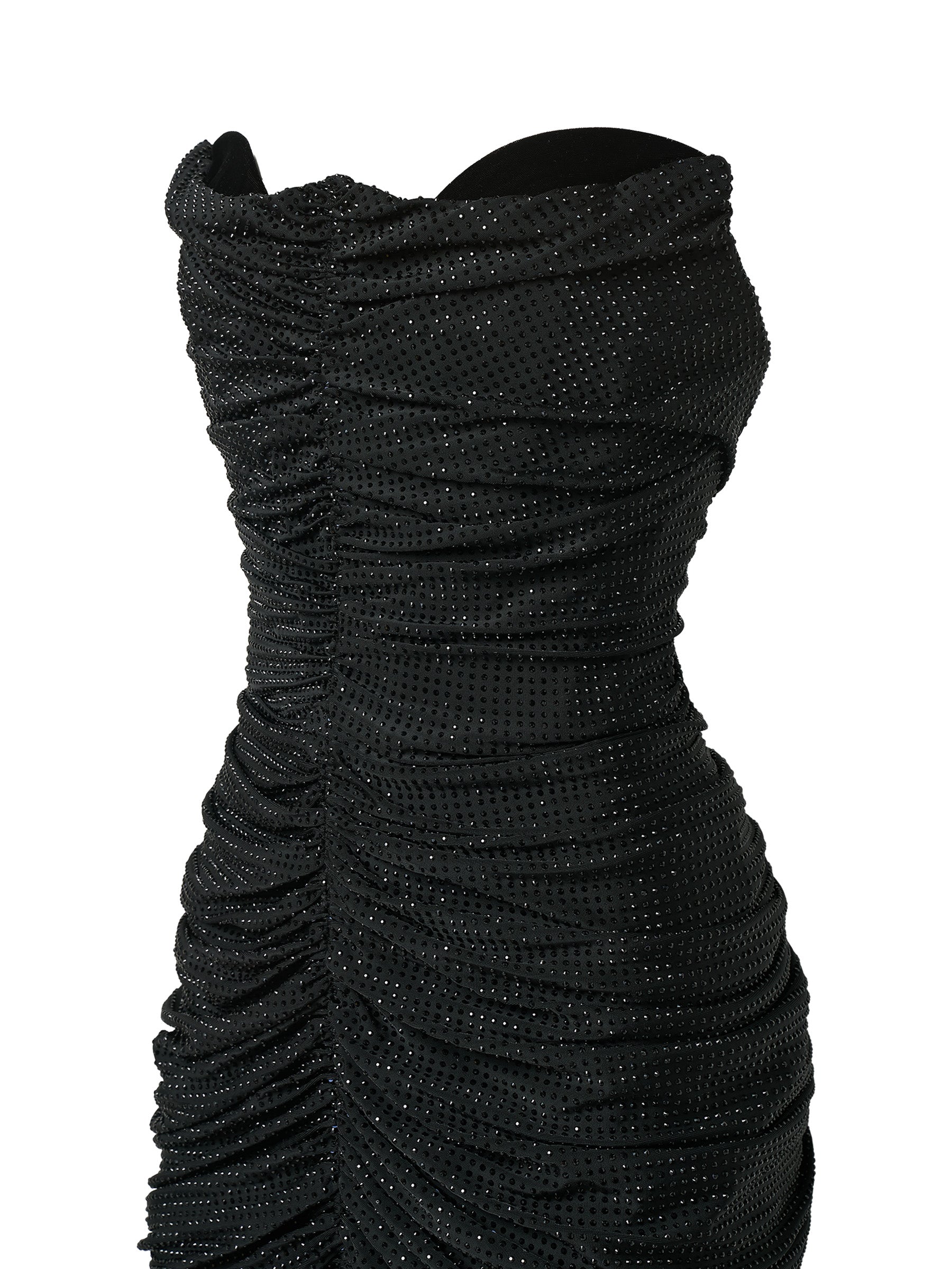 Fully crystal-embellished gown