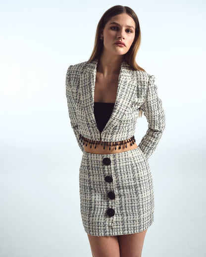 Checkered elegance set